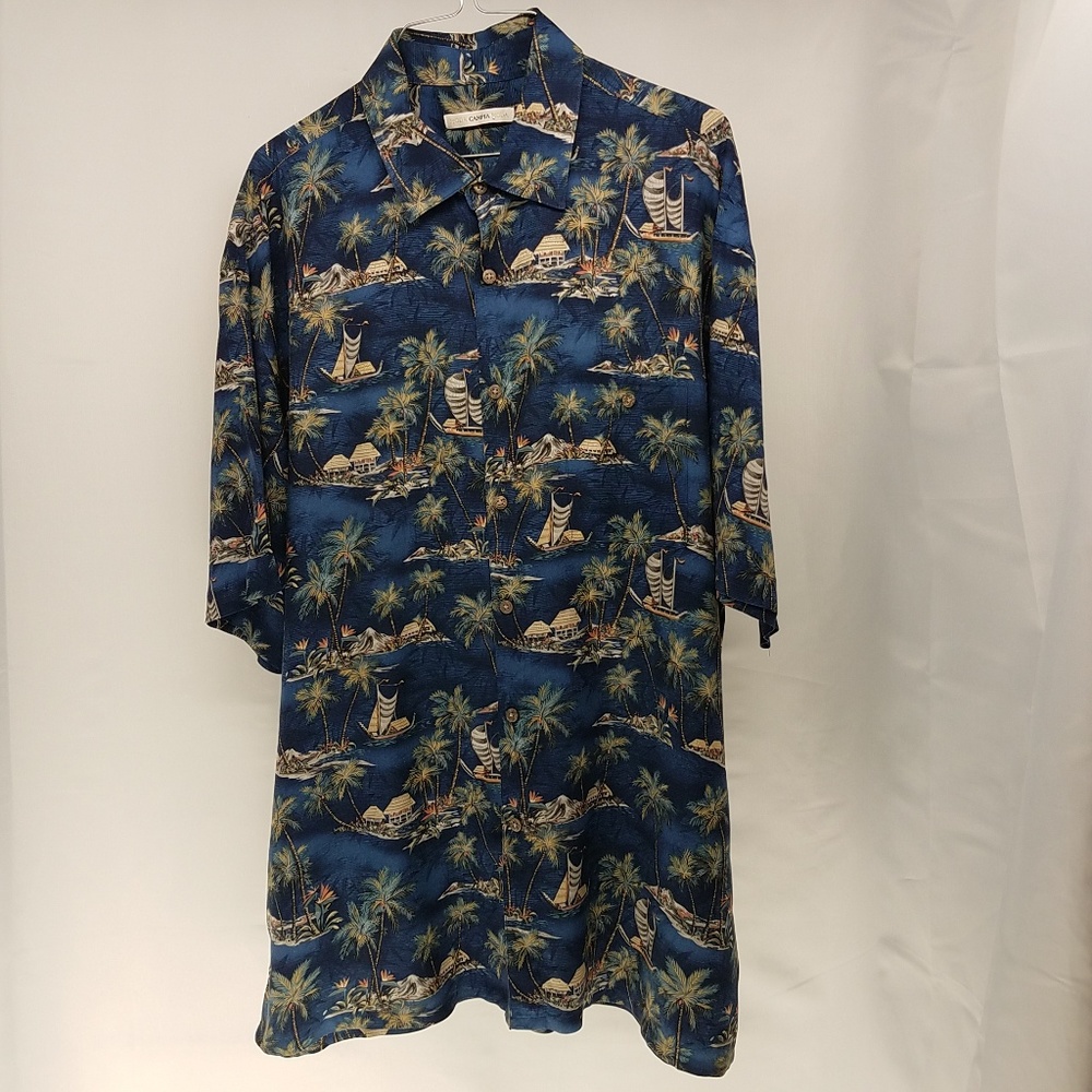Moda Campia Moda Men's Button Down Shirt Size L